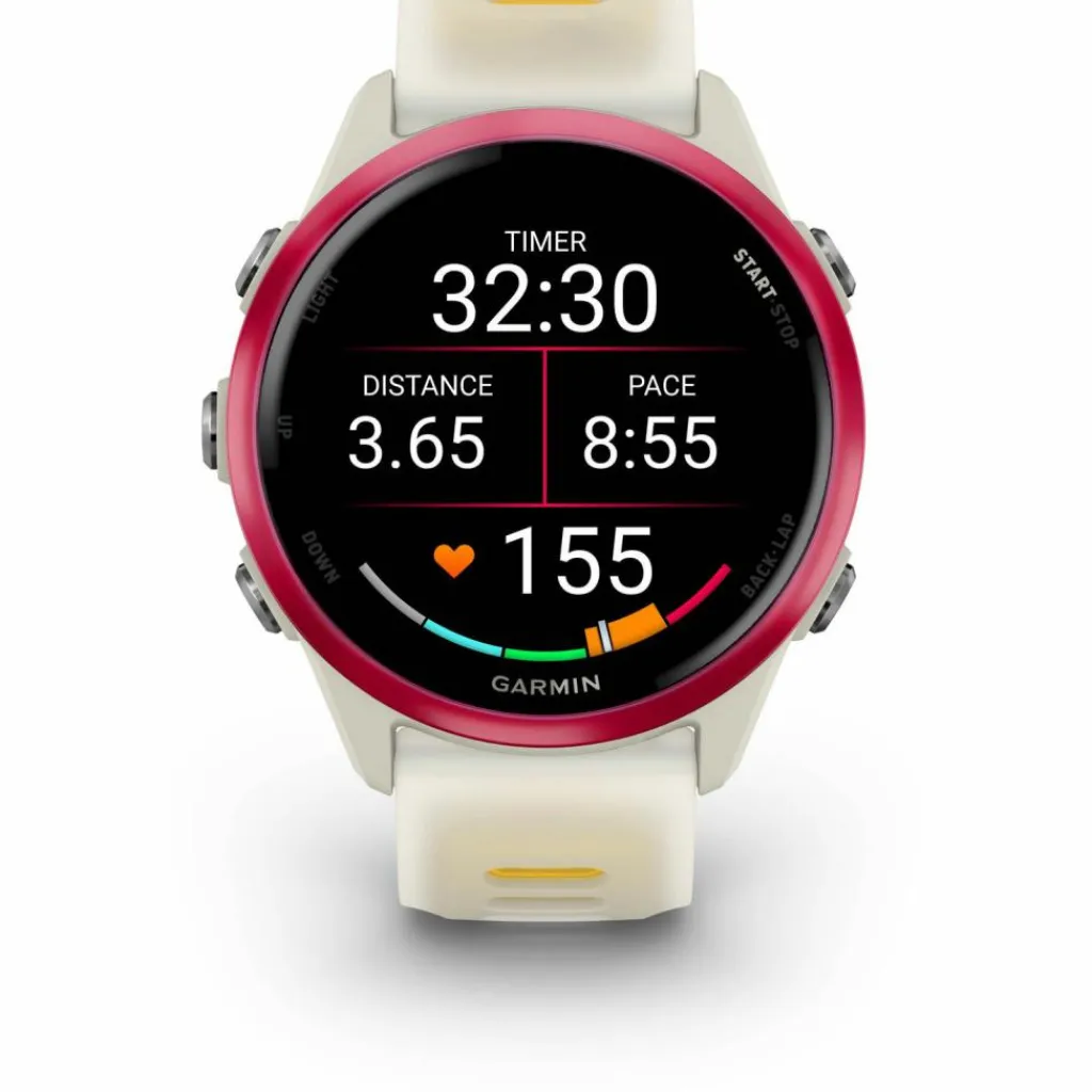 Garmin Training|Laufen<· Forerunner 570 bone-himbeerrot