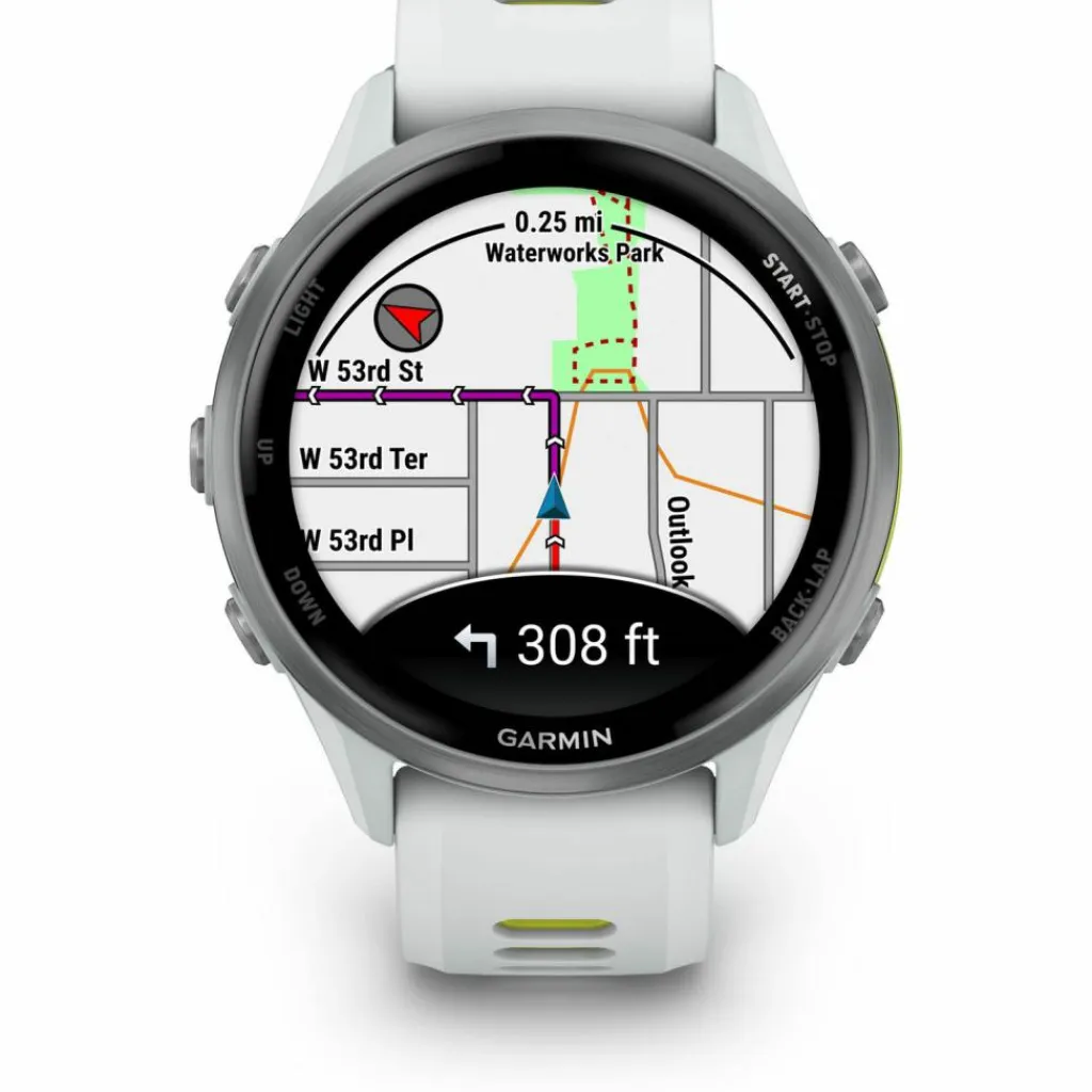 Garmin Wandern|Training<· Forerunner 970 steinweiss-titanium