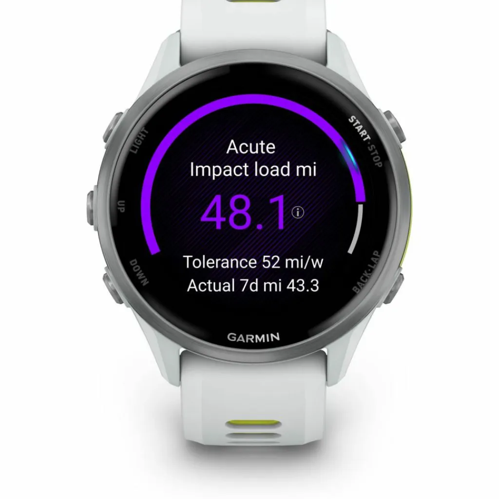 Garmin Wandern|Training<· Forerunner 970 steinweiss-titanium