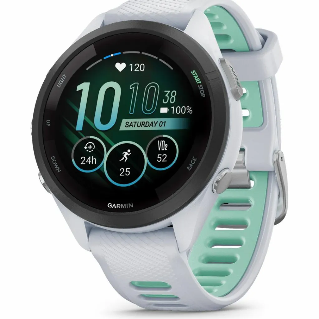 Garmin Wandern|Uhren & Tracker<· Forerunner 265 S Music whitestone