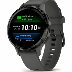 Garmin Uhren & Tracker|Uhren & Tracker<· Venu 3 S kieselgrau-schiefergrau