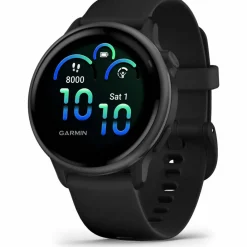 Garmin Uhren & Tracker|Uhren & Tracker<· Vivoactive 6 schwarz-schiefergrau aluminium