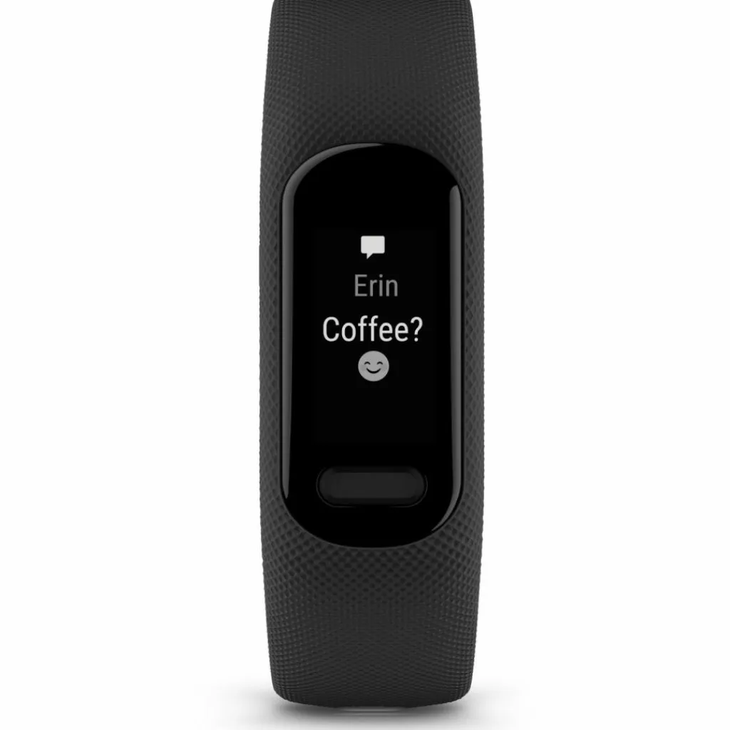 Garmin Uhren & Tracker|Uhren & Tracker<· vivosmart 5 L schwarz