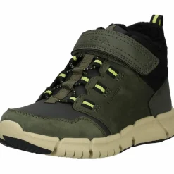 Geox Winterschuhe|Boots & Stiefel<· Stiefelette Schwarz/Gr&uuml;n