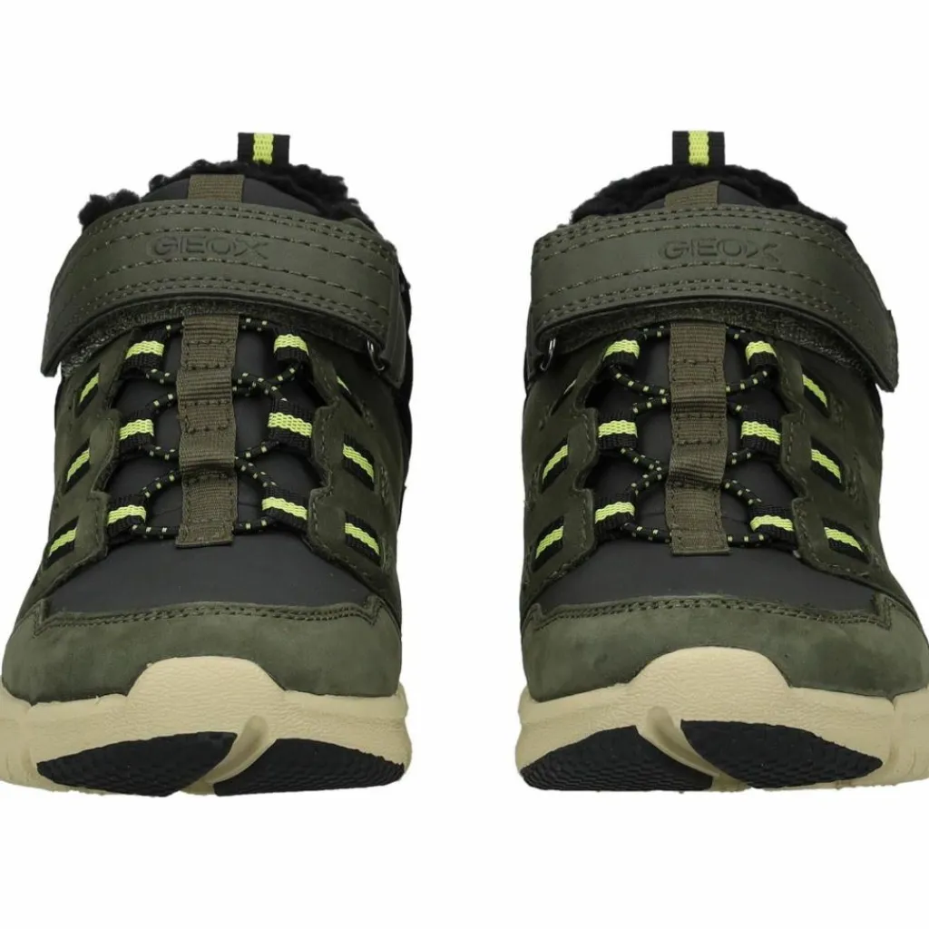 Geox Winterschuhe|Boots & Stiefel<· Stiefelette Schwarz/Grün