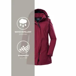 G.I.G.A. DX by killtec Mäntel<· GW 36 WMN SFTSHLL PRK Bordeaux