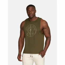 Gold's Gym Basketball|Tops & Tanks<· PIERCE dark olive