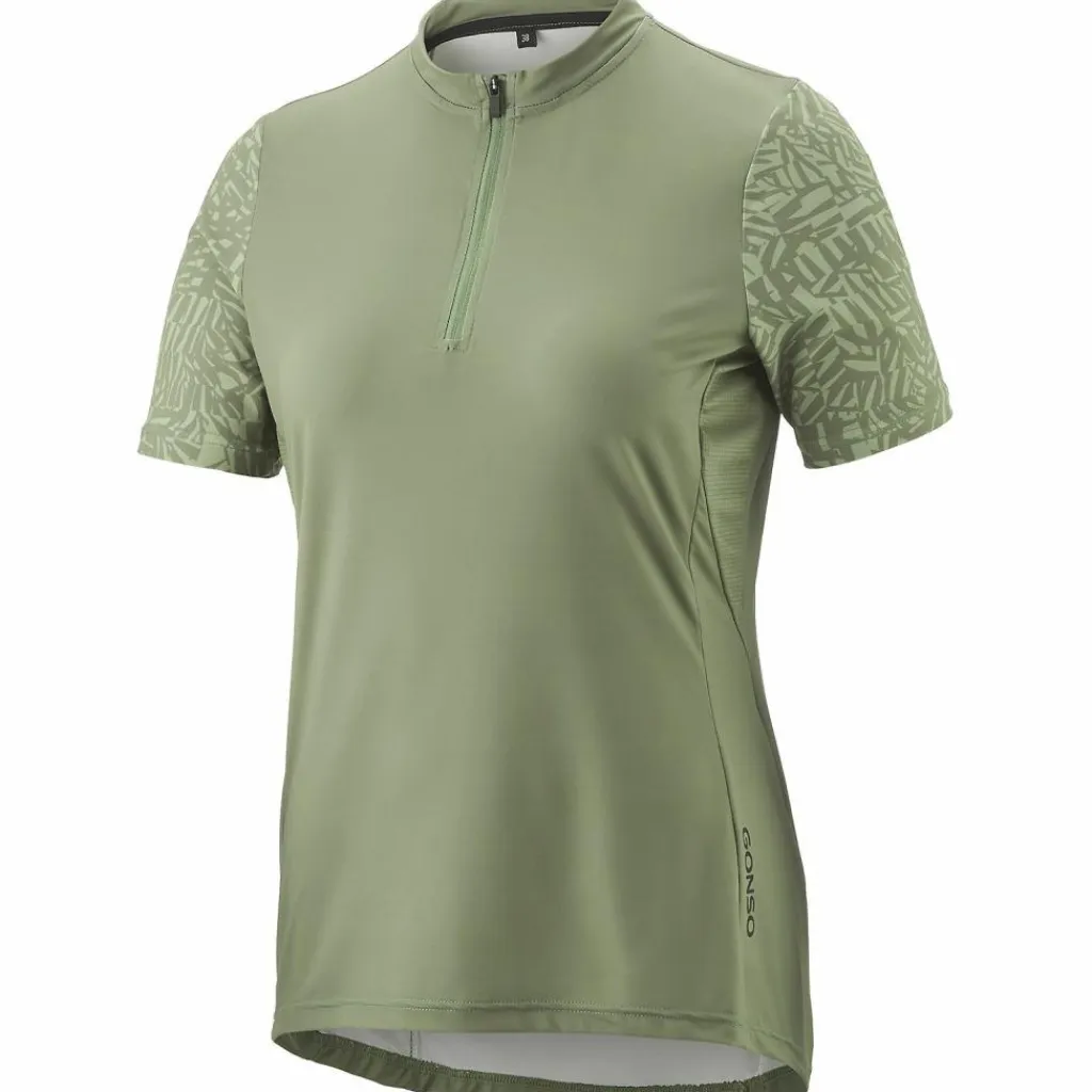 Gonso Trikots<· Adventure Jersey Halfzip Moos1517