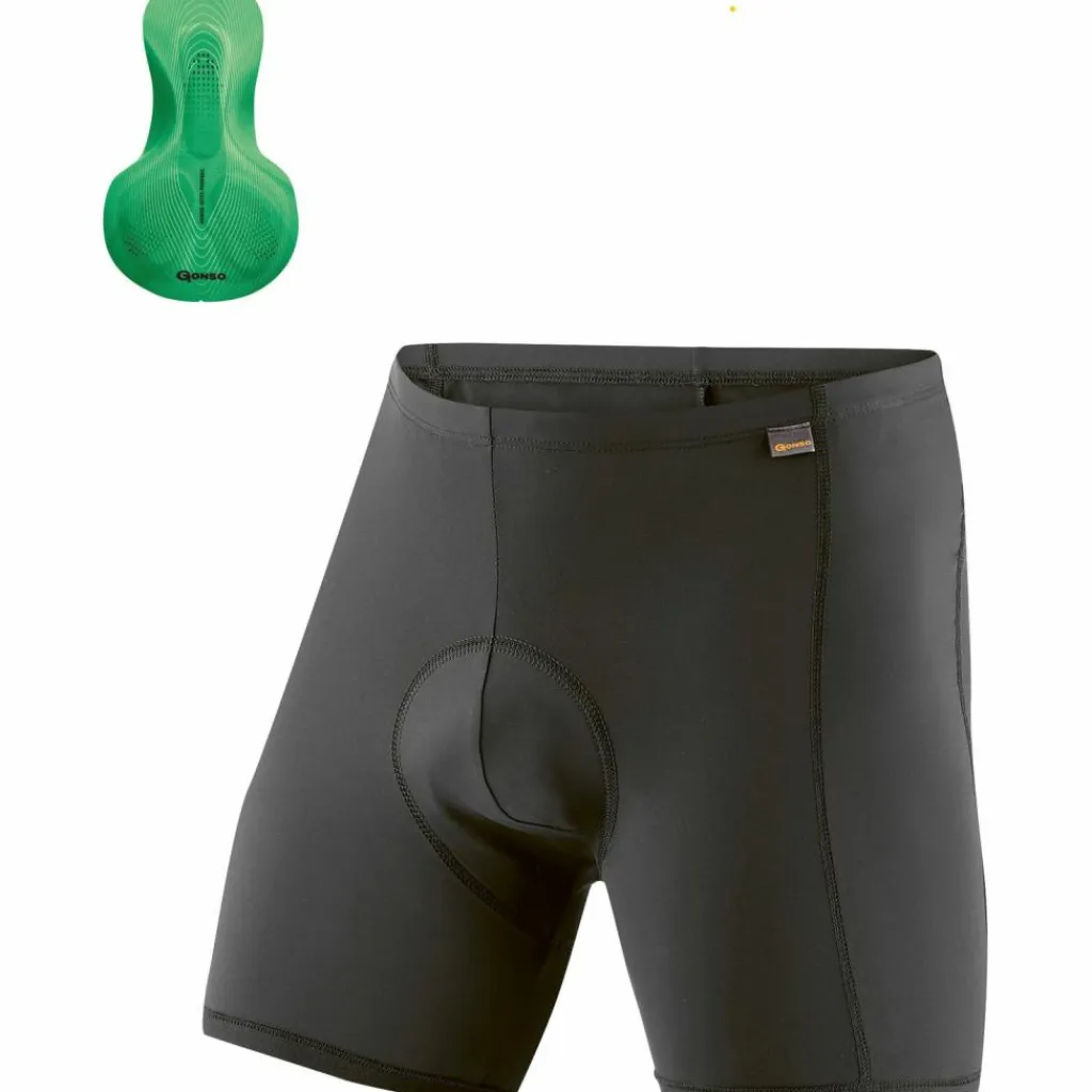 Gonso Radsport|Radsport<· SITIVO diverse Sitzpositionen black-bright green