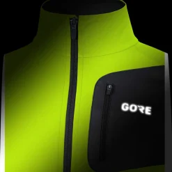 GOREWEAR Trailrunning|Nordic Walking<· R3 Partial GORE® WINDSTOPPER® neon yellow-black