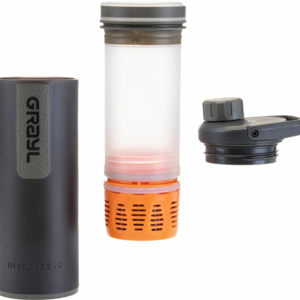Grayl Trinkzubehör|Trinkzubehör<· Ultrapress Purifier Bottle camp black