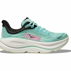 HOKA Laufschuhe<· Bondi 9 blue spark-mint fluorite