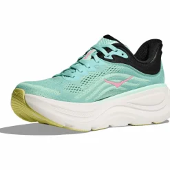 HOKA Laufschuhe<· Bondi 9 blue spark-mint fluorite
