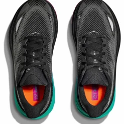 HOKA Laufschuhe<· Clifton 9 GTX black-electric aqua
