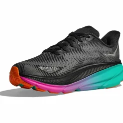 HOKA Laufschuhe<· Clifton 9 GTX black-electric aqua