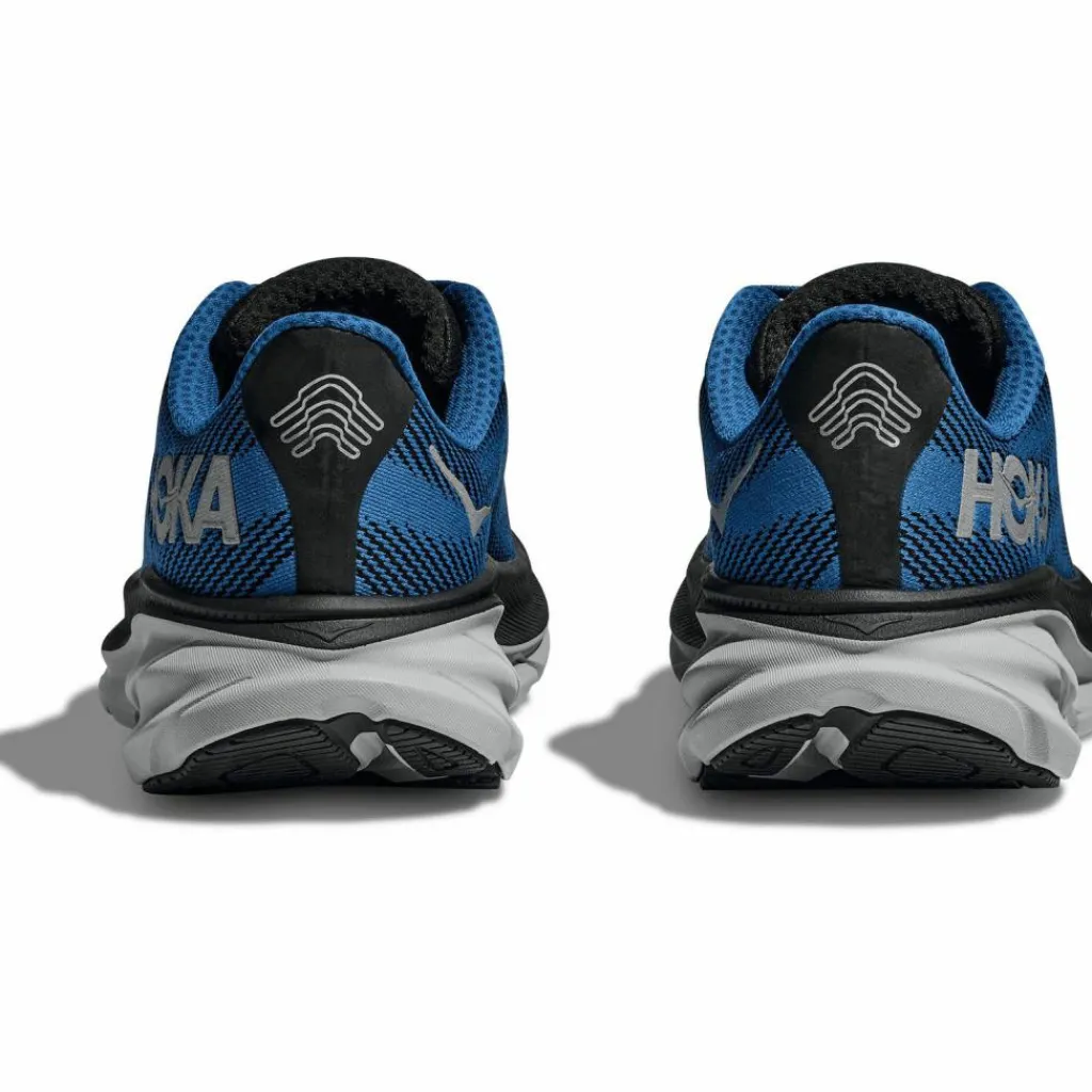 HOKA Laufen|Laufen<· GTX Clifton 9 GTX black - foggy night