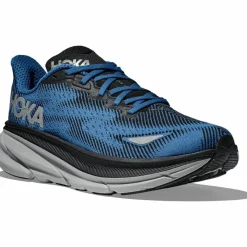HOKA Laufen|Laufen<· GTX Clifton 9 GTX black - foggy night