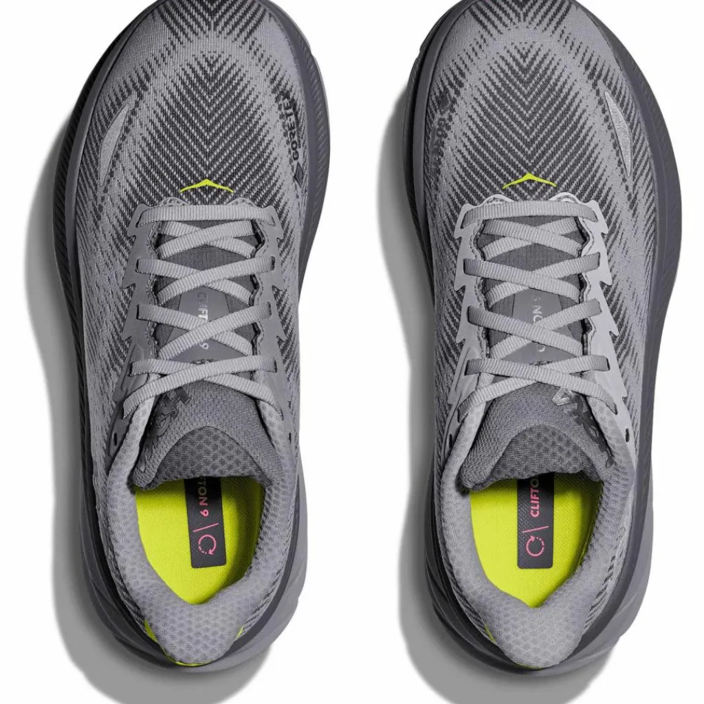 HOKA Laufen|Laufen<· GTX Clifton 9 GTX grey skies - foggy grey