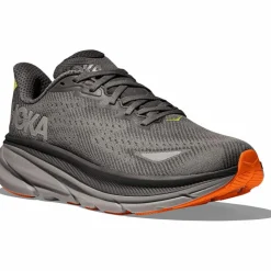 HOKA Laufen|Laufschuhe<· GTX Clifton 9 GTX asphalt grey - gravel