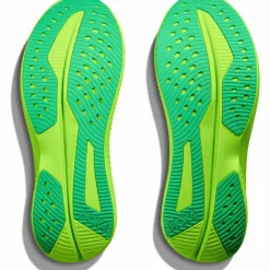 HOKA Laufen|Laufschuhe<· Mach 6 white - neon lime