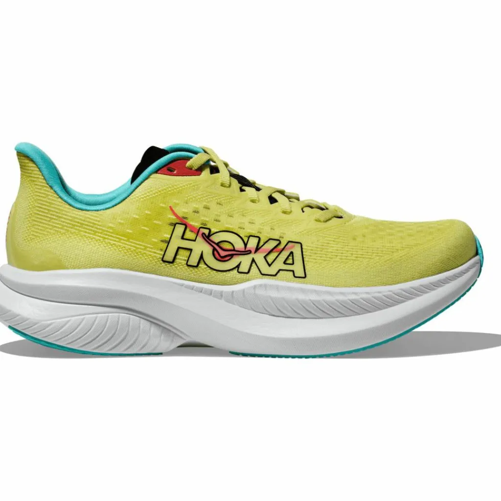 HOKA Laufschuhe<· Mach 6 yuzu-cielo blue