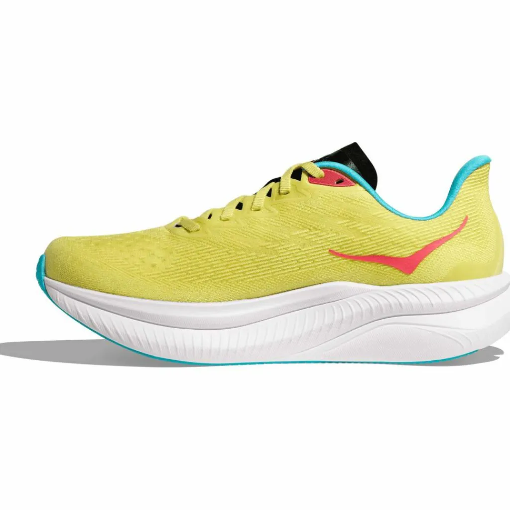 HOKA Laufschuhe<· Mach 6 yuzu-cielo blue