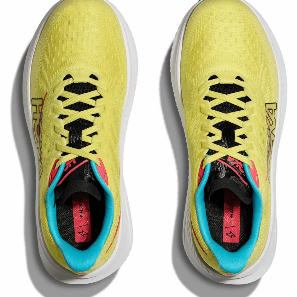 HOKA Laufschuhe<· Mach 6 yuzu-cielo blue