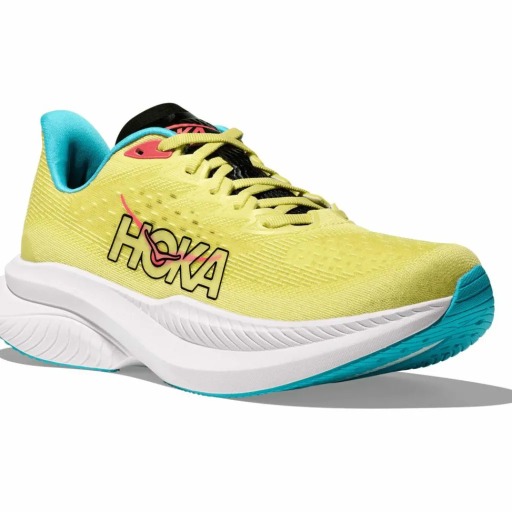HOKA Laufschuhe<· Mach 6 yuzu-cielo blue