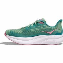 HOKA Laufen|Laufen<· Mach 6 jadeite - alpine blue