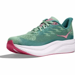 HOKA Laufen|Laufen<· Mach 6 jadeite - alpine blue