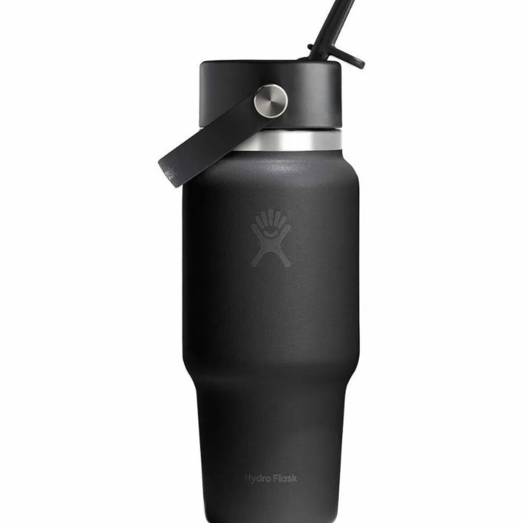 Hydro Flask Trinkzubehör|Trinkzubehör<· 24 OZ WIDE FLEX STRAW TRAVEL black