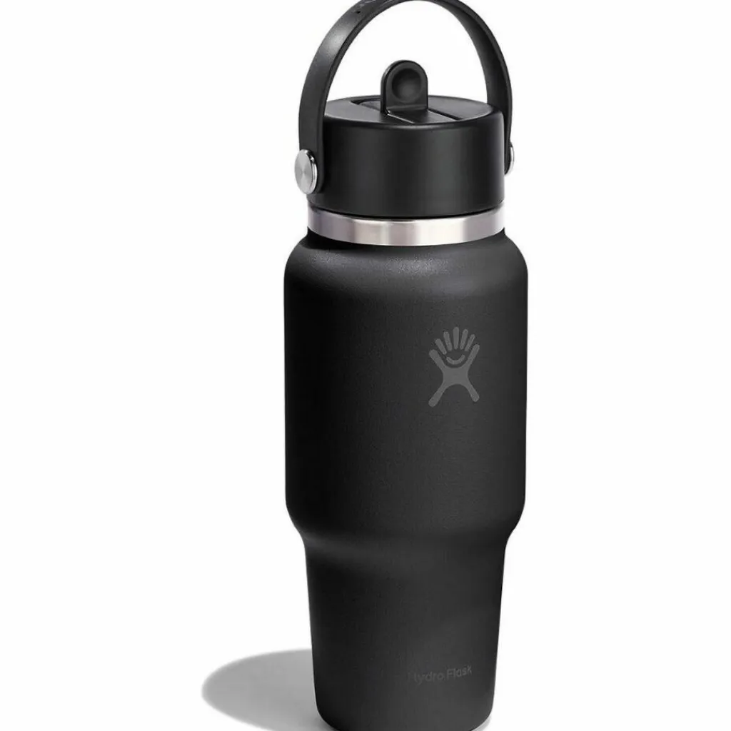 Hydro Flask Trinkzubehör|Trinkzubehör<· 24 OZ WIDE FLEX STRAW TRAVEL black