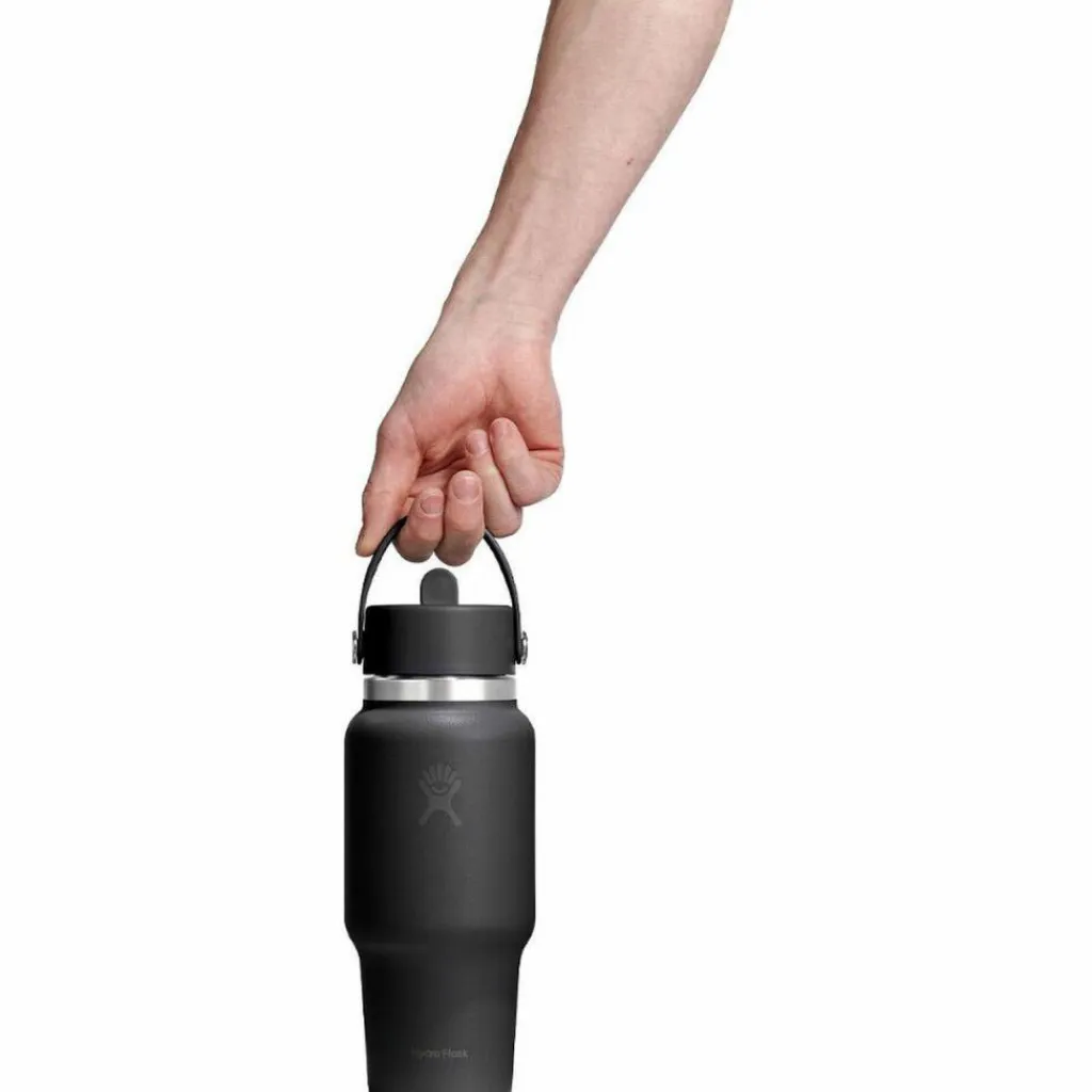 Hydro Flask Trinkzubehör|Trinkzubehör<· 24 OZ WIDE FLEX STRAW TRAVEL black