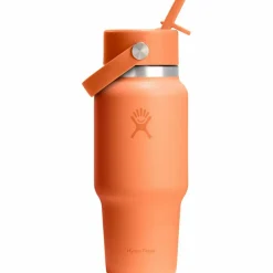 Hydro Flask Trinkzubehör|Trinkzubehör<· 24 OZ WIDE FLEX STRAW TRAVEL nectar orange