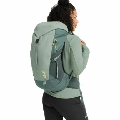 Jack Wolfskin Rucksäcke|Rucksäcke<· ASTRO VENT 30 green zinnia
