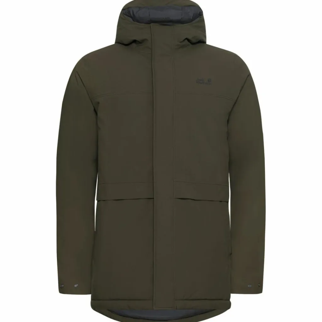 Jack Wolfskin Camping|Camping<· COLD CAMP COAT M obsidian moss
