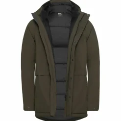 Jack Wolfskin Camping|Camping<· COLD CAMP COAT M obsidian moss