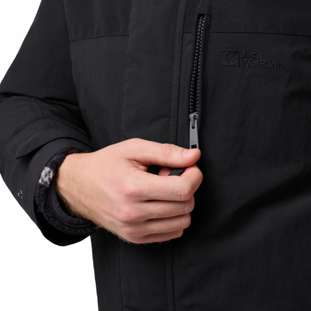 Jack Wolfskin Mäntel<· GLETSCHERSEE PARKA M black
