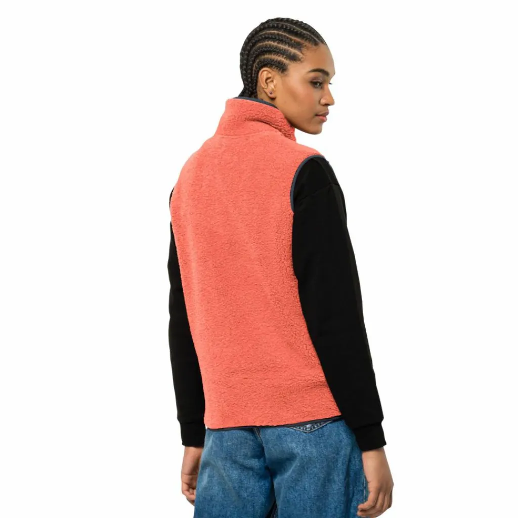 Jack Wolfskin Camping<· HIGH CURL VEST W warm amber