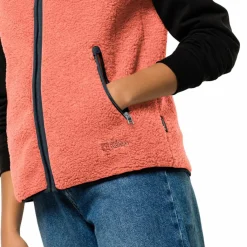 Jack Wolfskin Camping<· HIGH CURL VEST W warm amber