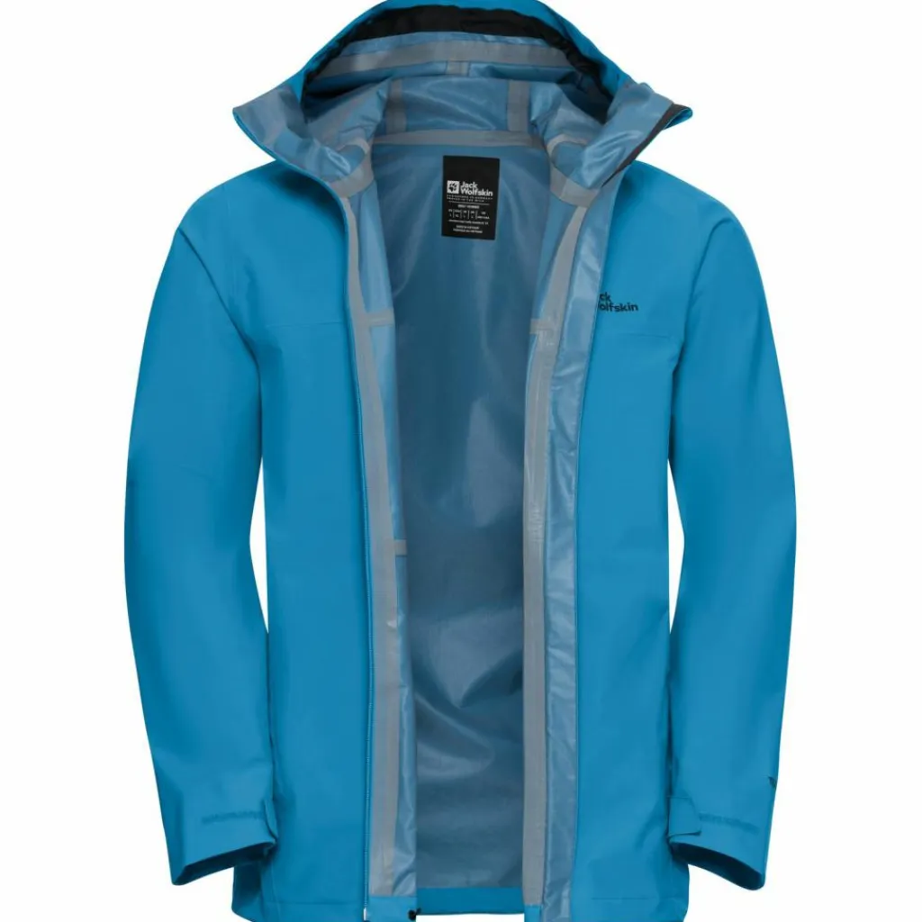 Jack Wolfskin Regenjacken<· HIGHEST PEAK 3L JKT M aurora blue
