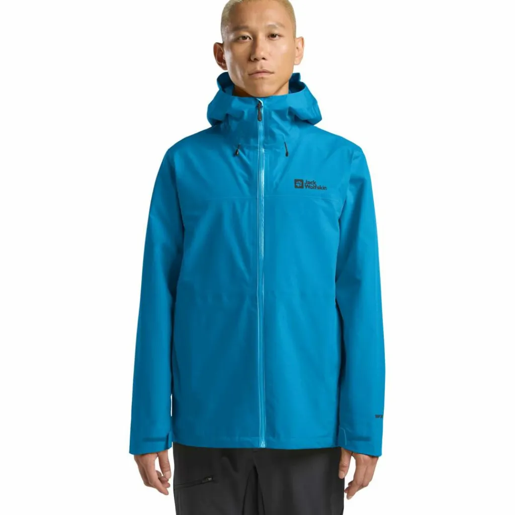 Jack Wolfskin Regenjacken<· HIGHEST PEAK 3L JKT M aurora blue