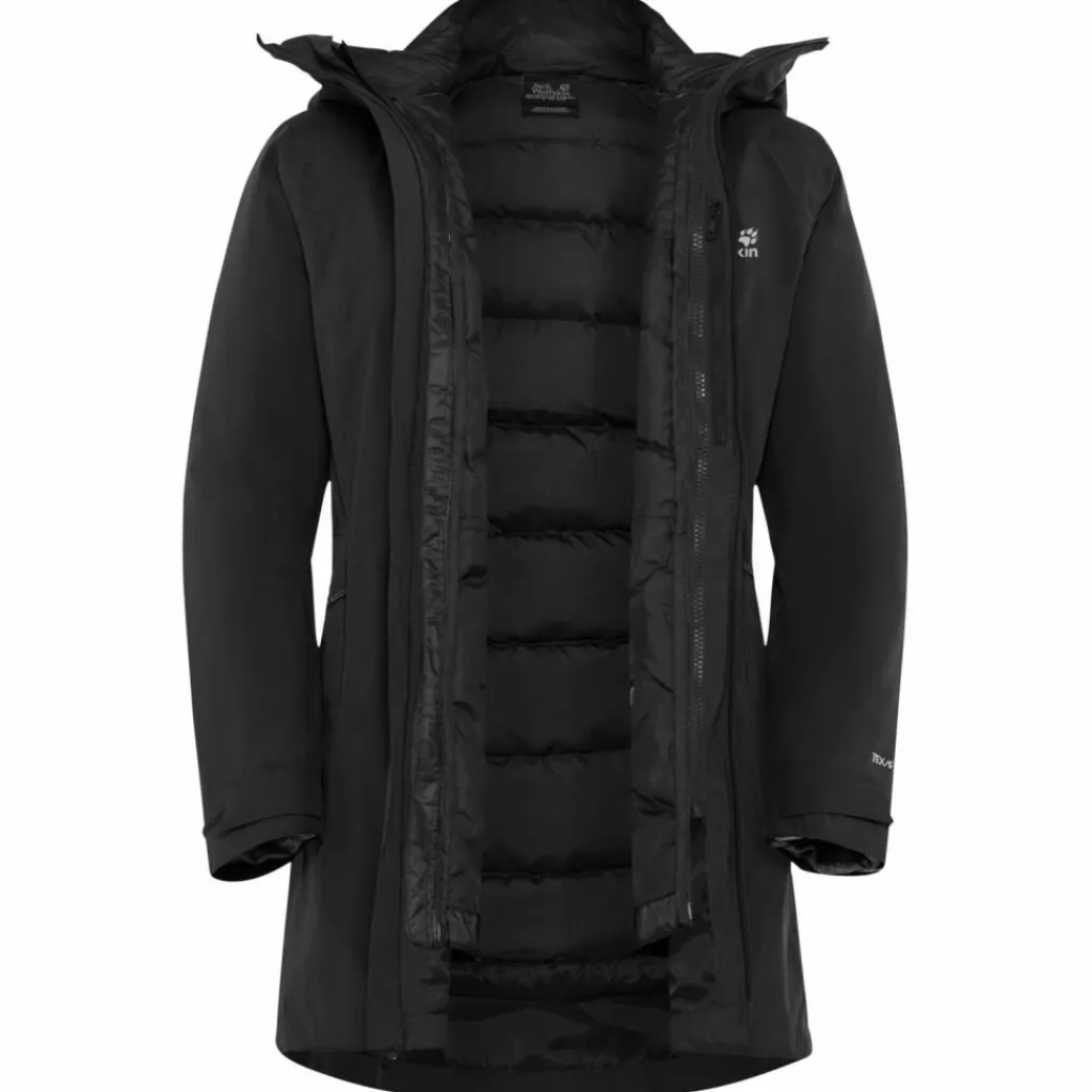 Jack Wolfskin Camping|Winterjacken<· ICECAPE 3IN1 DOWN JKT W RDS black