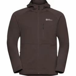 Jack Wolfskin Fleecejacken<· KOLBENBERG HOODED FZ M peat