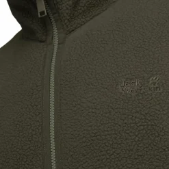 Jack Wolfskin Fleecejacken<· LITE CURL FZ M obsidian moss
