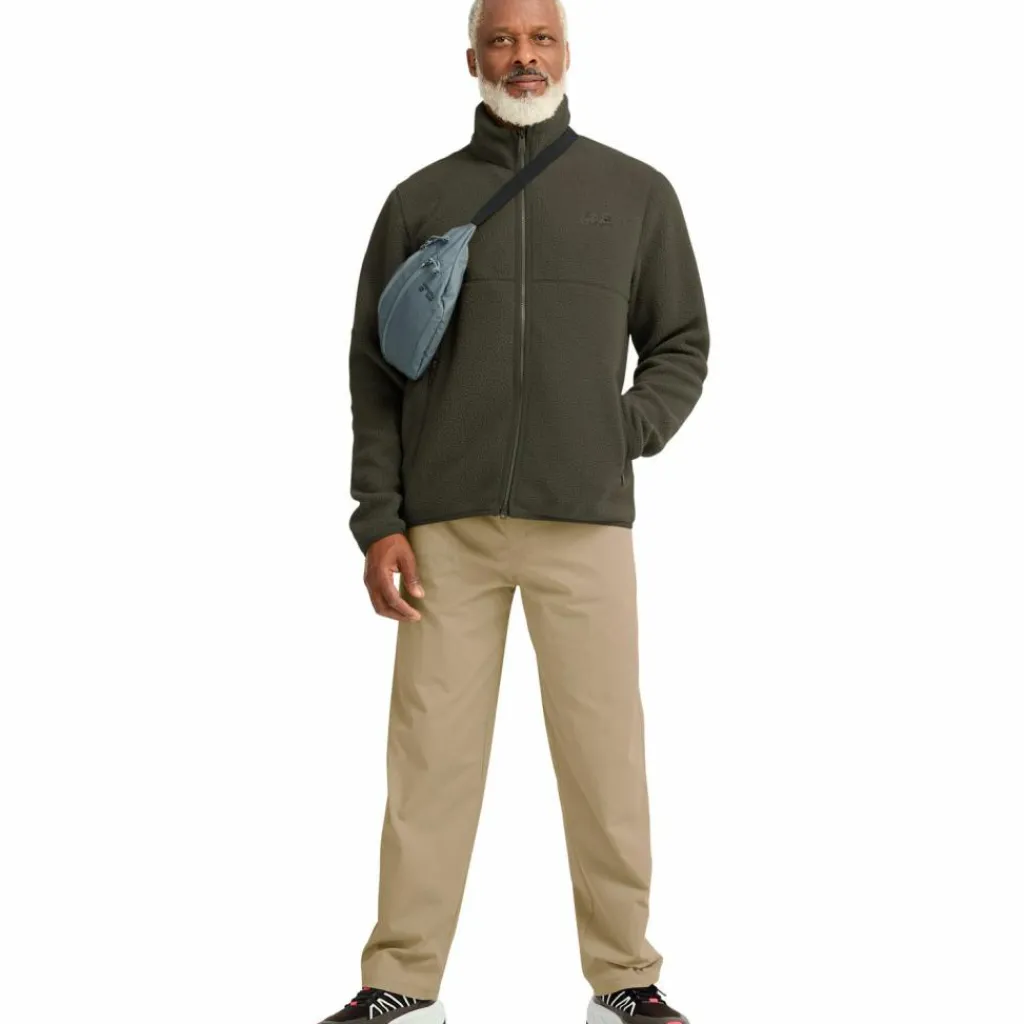 Jack Wolfskin Fleecejacken<· LITE CURL FZ M obsidian moss