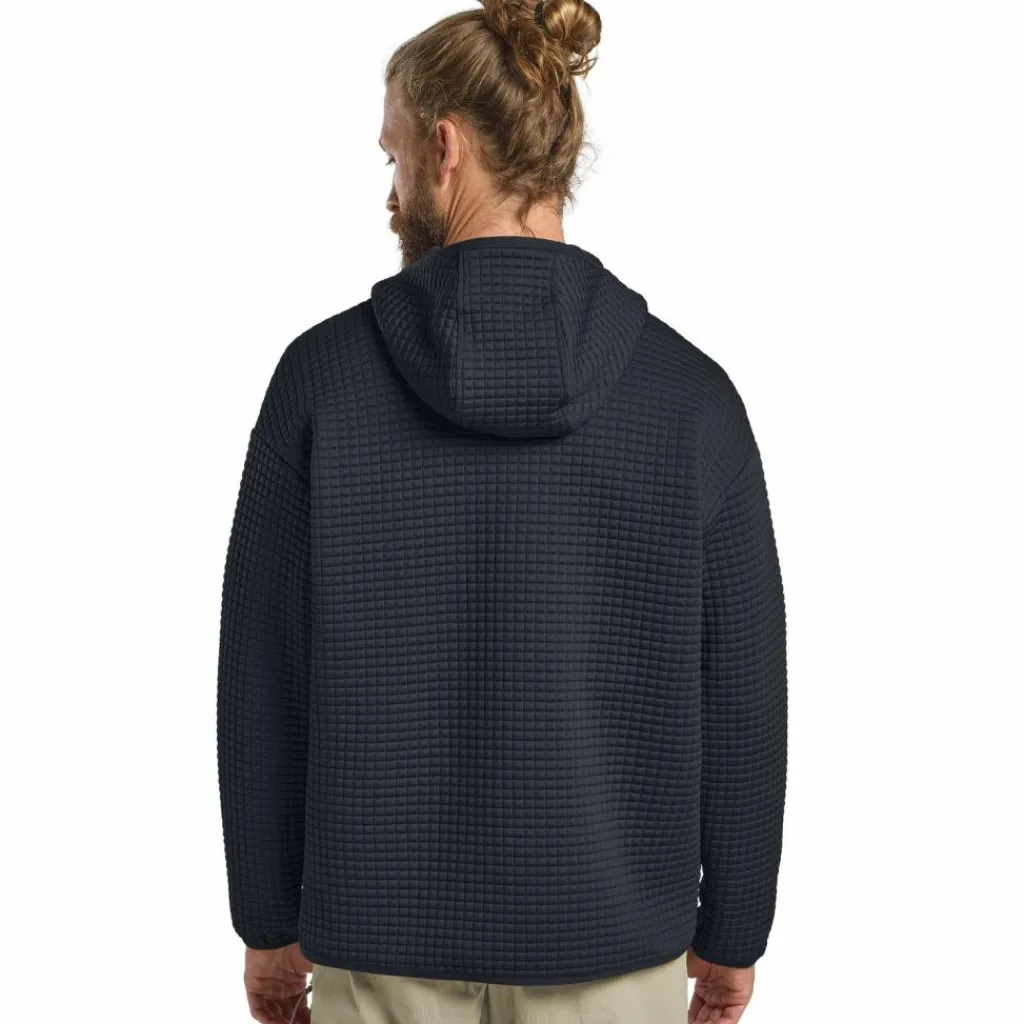 Jack Wolfskin Camping|Fleecejacken<· MOGARI HOODED FZ M dark navy