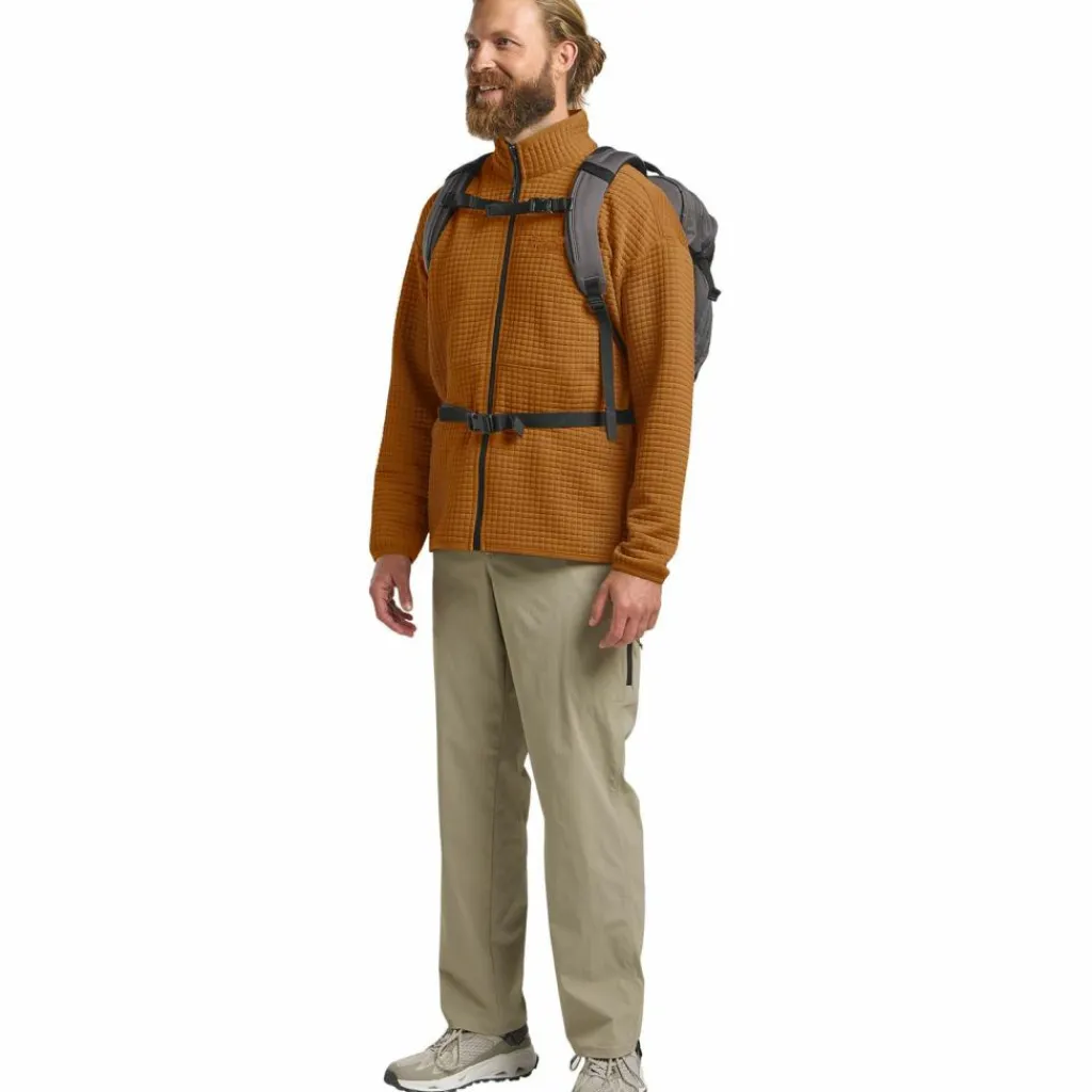 Jack Wolfskin Camping|Fleecejacken<· MOGARI FZ M autumn leaves