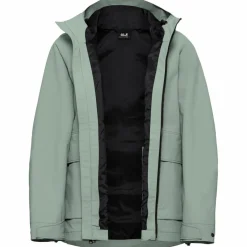 Jack Wolfskin Regenjacken|Übergangsjacken<· NABUR 2L JKT W green zinnia