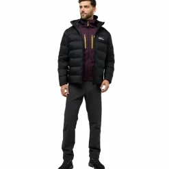 Jack Wolfskin Winterjacken<· NEBELHORN DOWN HOODY M black
